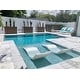 preview thumbnail 20 of 31, Aqua Outdoors In-Pool Chaise Lounge - Set of 2