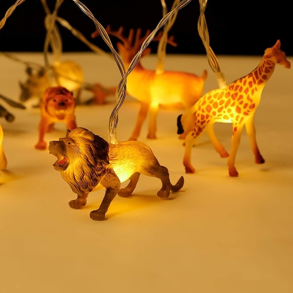 5.6ft 8 LED Wild Animal String Lights Standard