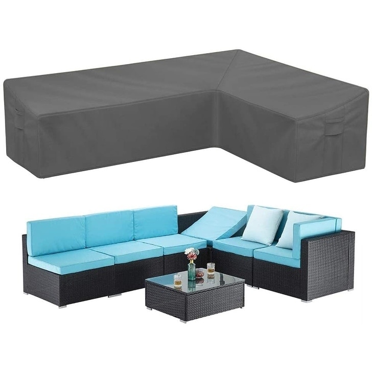 Heavy Duty Patio Sectional Sofa Cover Outdoor Furniture Cover
