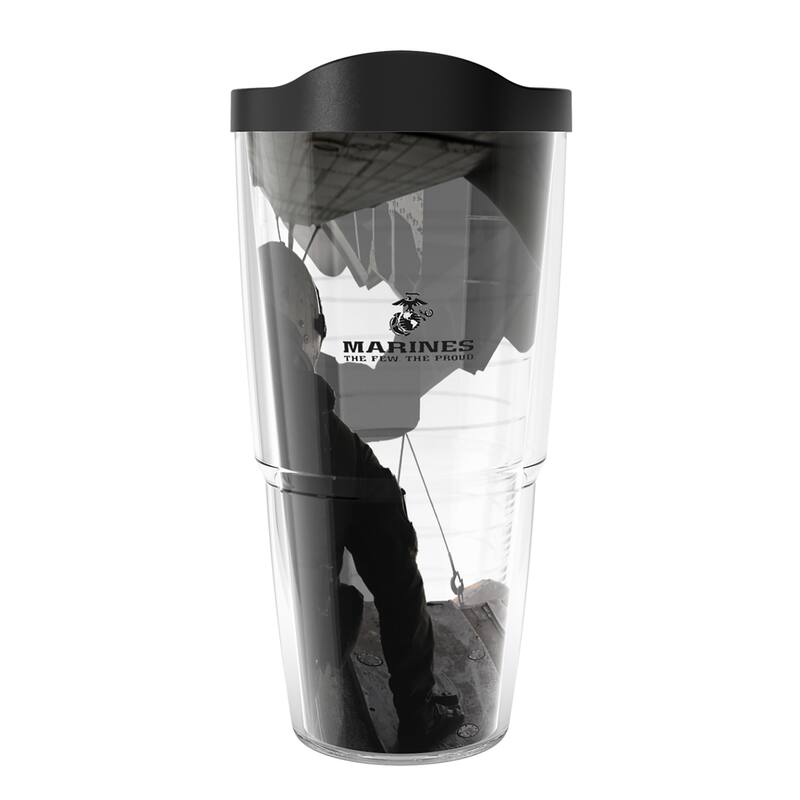 Tervis Marines Air Delivery Made in USA Double Walled Insulated Travel Tumbler, Classic - 24oz