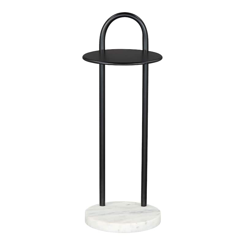 Christian Side Table Black & White