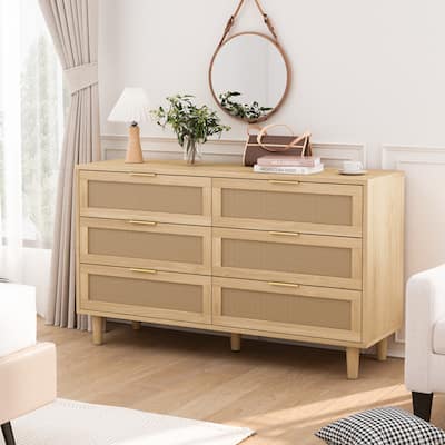 Drawers Rattan Cabinet Drawer with Drawer Slides