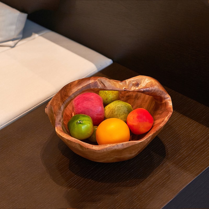 Greenage Cedar Basket with Handle,Perfect for Fruit Display