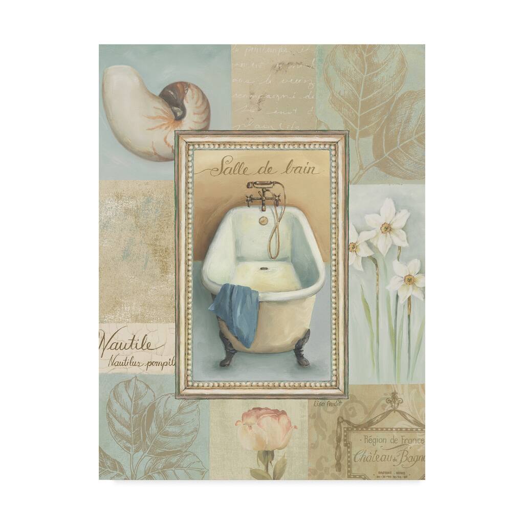 Lisa Audit 'Tranquil Bath II' Canvas Art