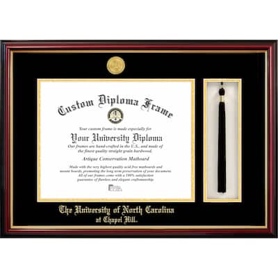 University of North Carolina, Chapel Hill 14w x 11.5h Tassel Box and Diploma Frame