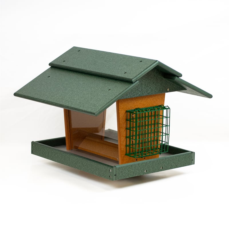 OUTDOOR LEISURE PRODUCTS Model GM2-1TGC Classic Deluxe Bird Feeder Made with High Density Poly Resin