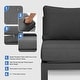 preview thumbnail 2 of 4, FINCATI 12 PCS Outdoor Aluminum Furniture Sectional Sofa Set with Coffee Table