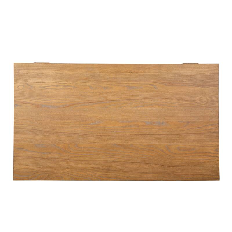 Magnussen Home Lindon Belgian Wheat Rectangular Cocktail Table - 48''W x 28.25''D x 17''H
