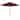 9ft Solar Lighted Outdoor Patio Market Umbrella with Hand Crank and Tilt
