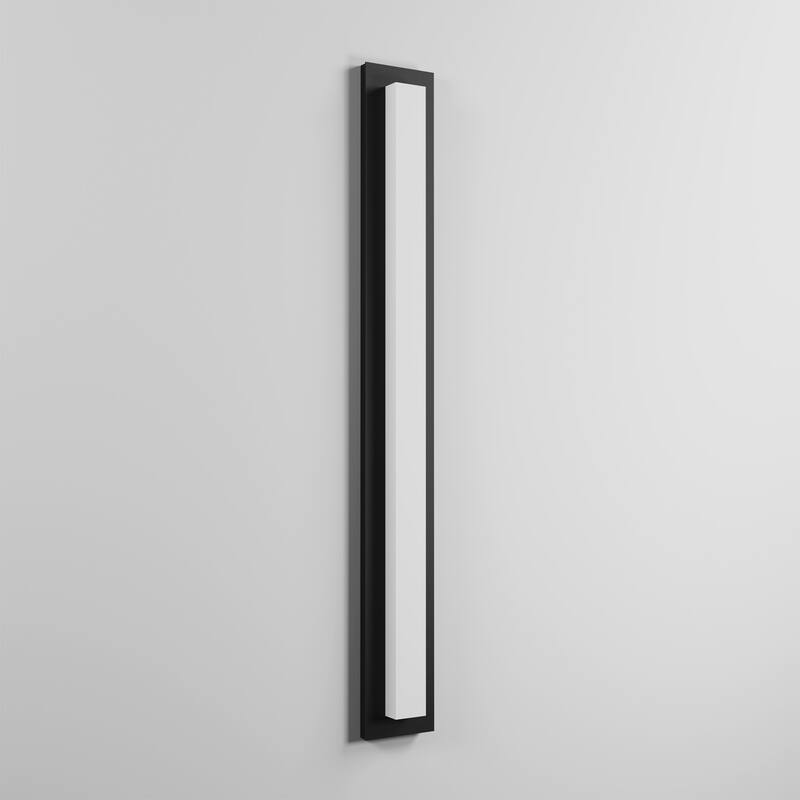 Aluminum LED Outdoor Wall Sconce Rectangle Wall Mounted Lights