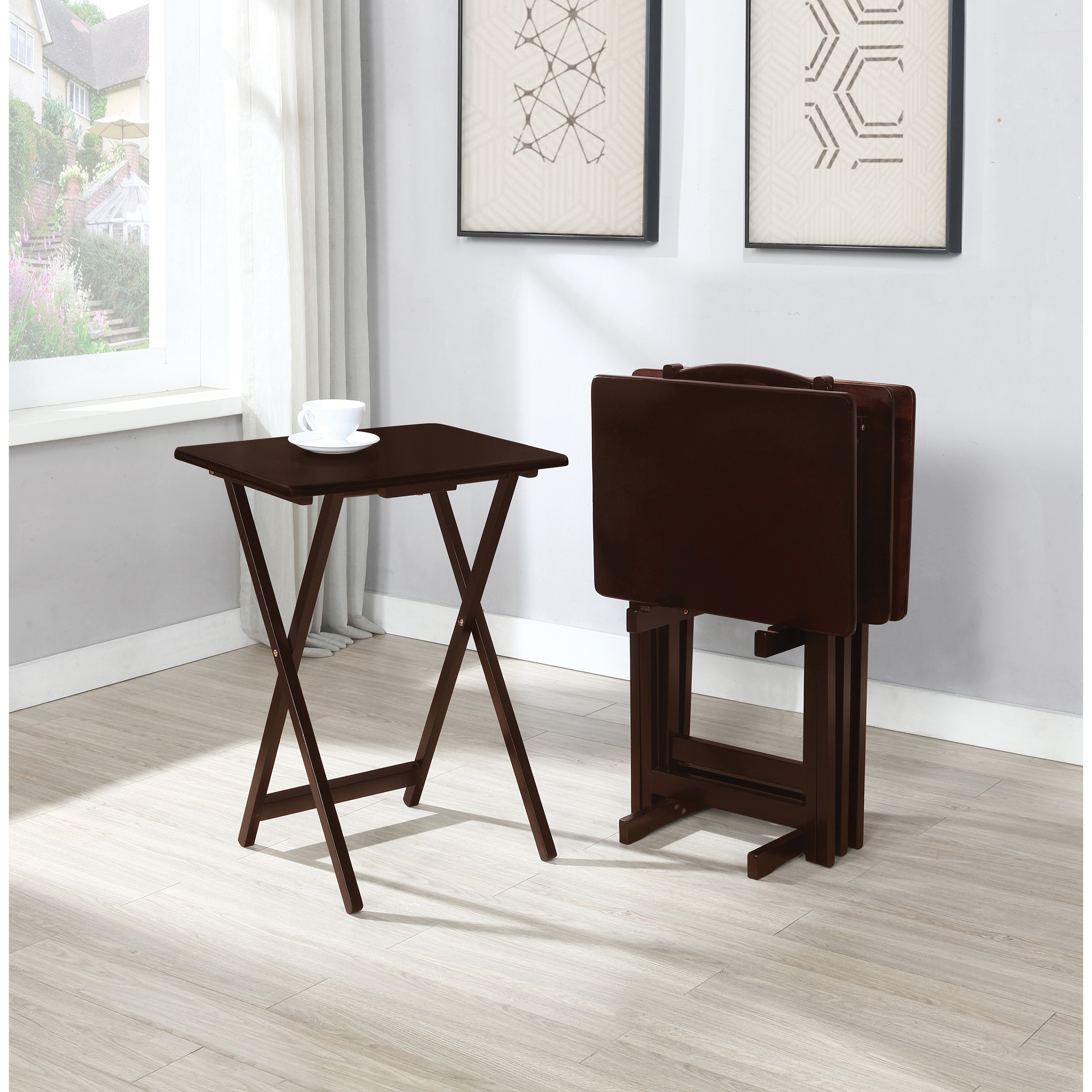 Tv tray set store bed bath and beyond