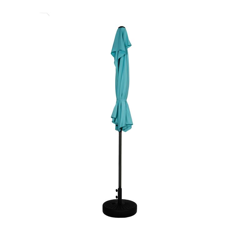 Soomer 9-Ft Half Umbrella with Fillable Black Base