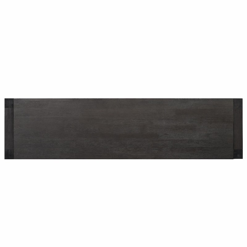 Elegant Acacia Wood Veneer Console Table