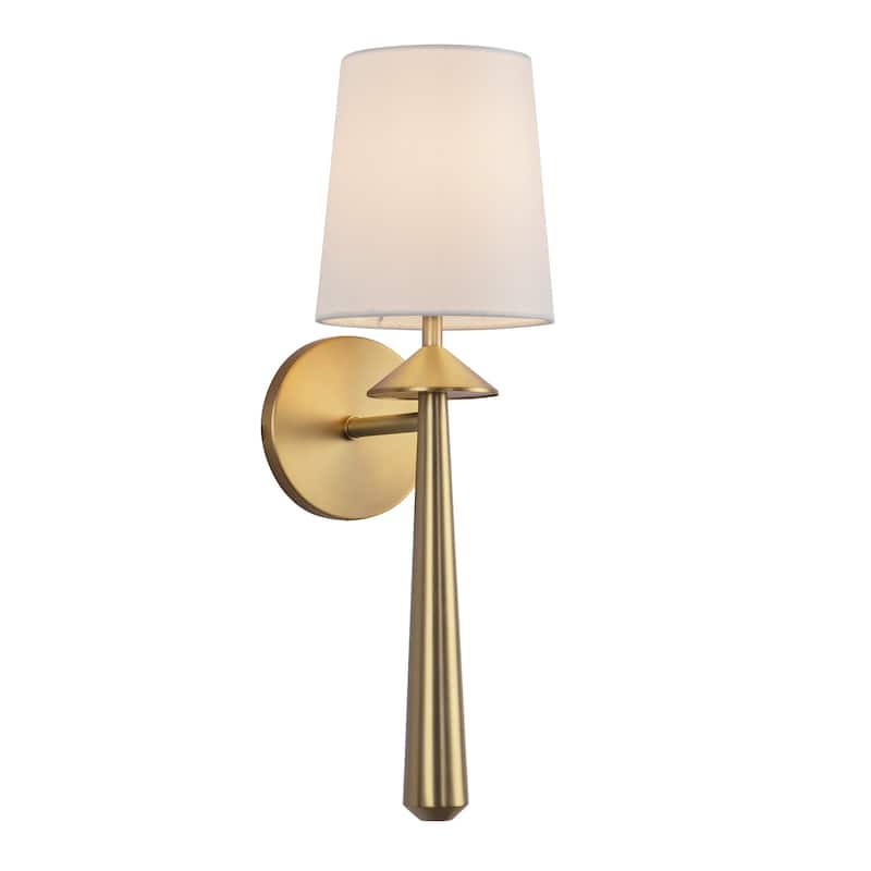 Alora Lighting WV497106 Bridgette 18" Tall Bathroom Sconce with Linen