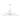 Antique White Six Light Linear Chandelier from the Brosh Collection