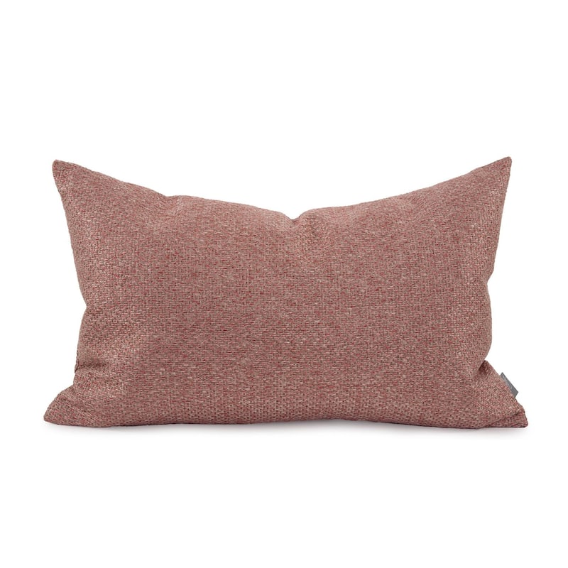 Allan Andrews 14 x 22 Panama Pillow - Rose - Polyester