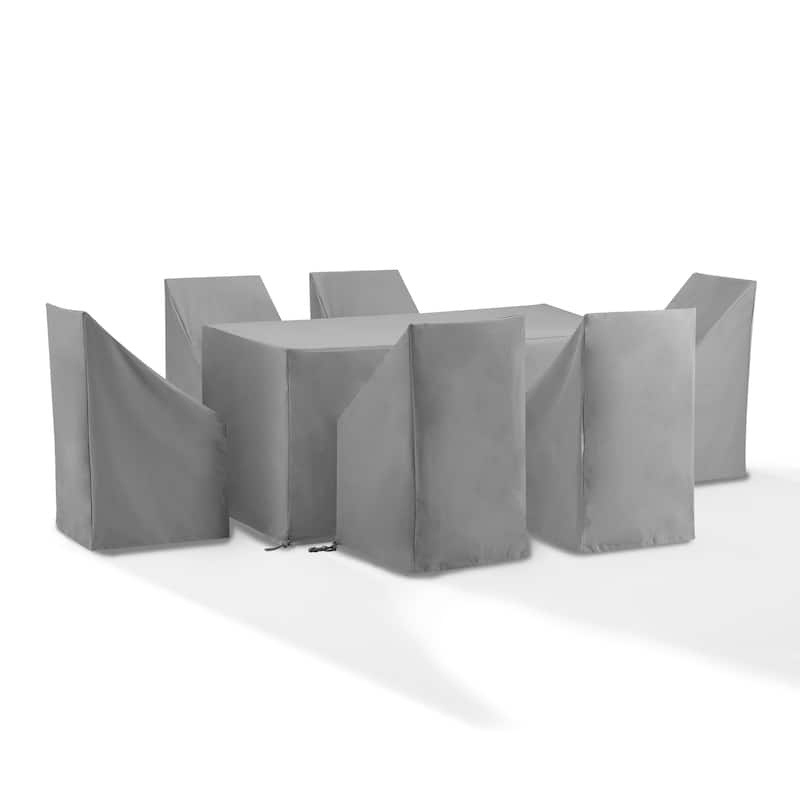 Crosley 7Pc Outdoor Dining Furniture Cover Set