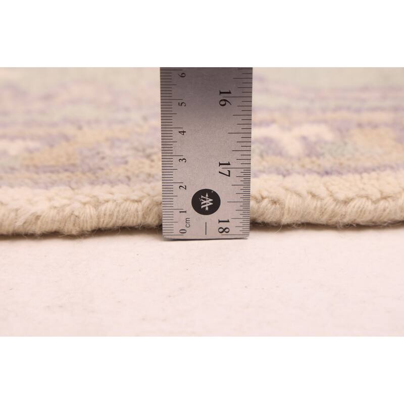 ECARPETGALLERY Hand-knotted Royal Oushak Ivory Wool Rug - 8'2 x 10'2