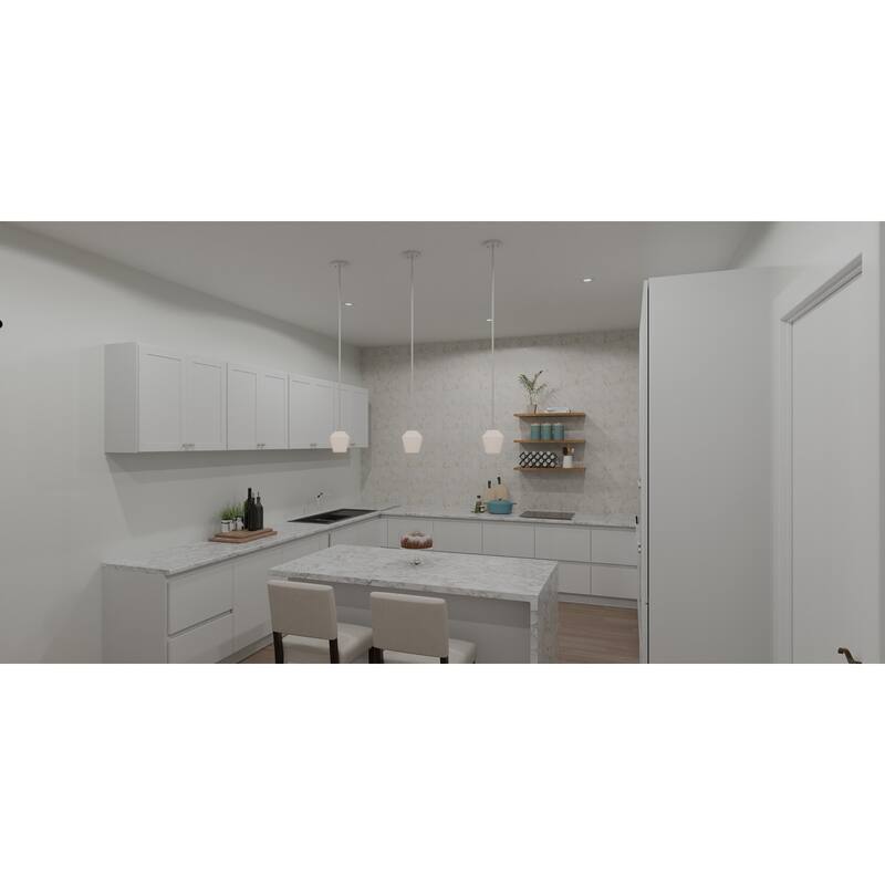 Nielson 1-Light Brushed Nickel Mini Pendant Light