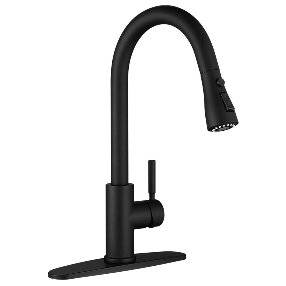 Buy Black, Nickel Finish Kitchen Faucets Online at Overstock ...