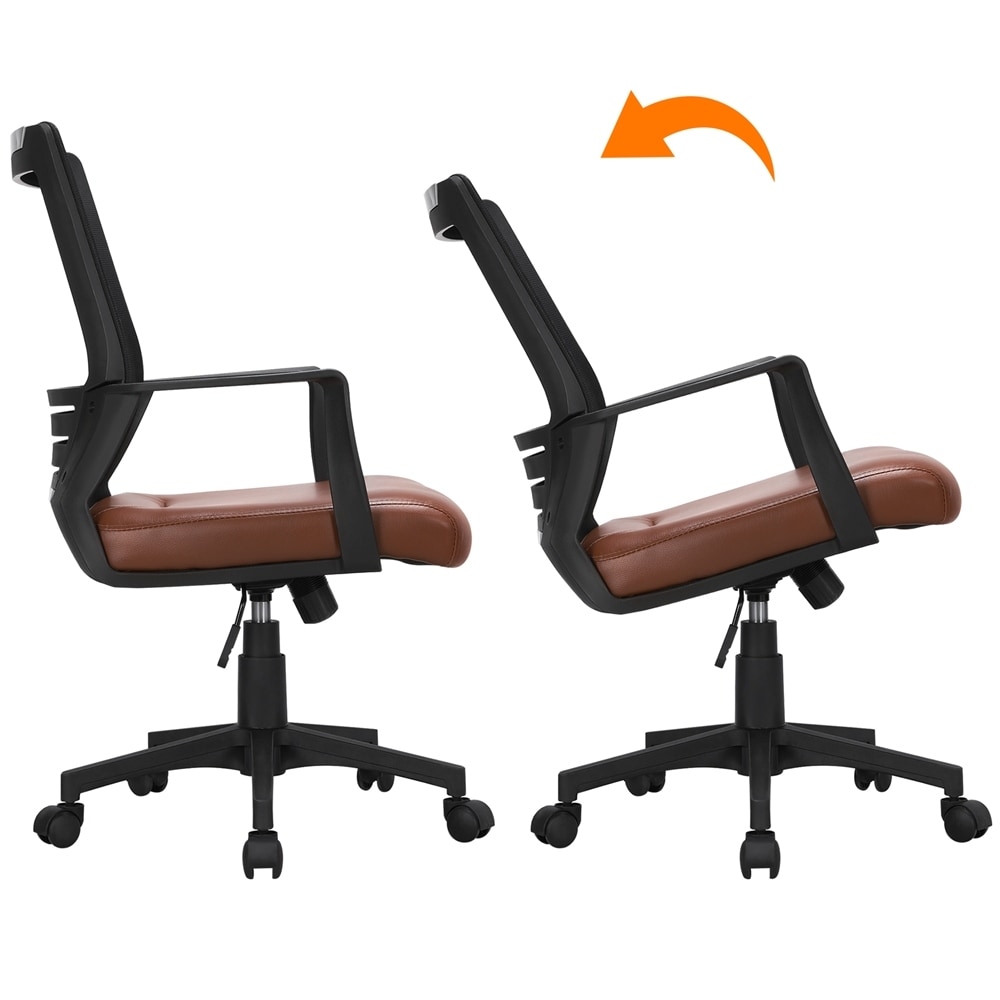 Yaheetech Adjustable Ergonomic Mesh Office Chair with Lumbar
