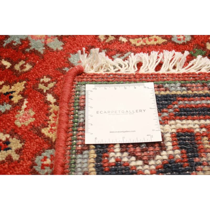 ECARPETGALLERY Hand-knotted Serapi Heritage Red Wool Rug - 2'7 x 17'6