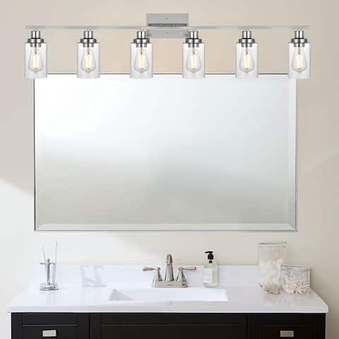 Modern 6-lights Vanity Lighting Fixture for Bathroom