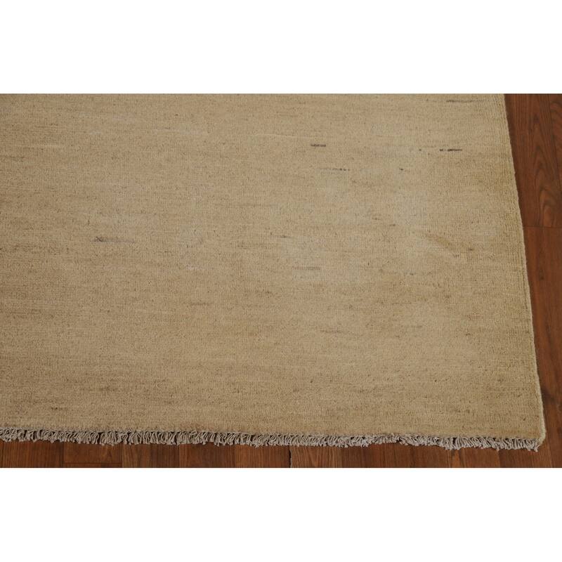 Gabbeh Modern Area Rug Handmade Wool Carpet - 6'0"x 9'2"