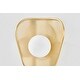 preview thumbnail 2 of 1, Mitzi Lighting Marta 9 In. 1 Light Wall Sconce Aged Brass