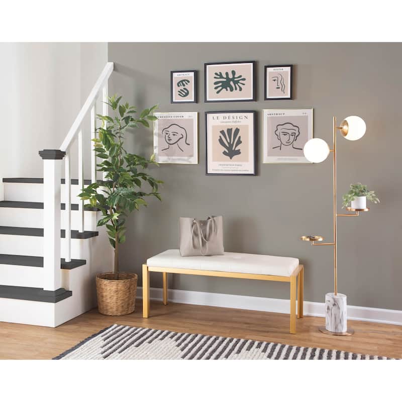Silver Orchid Forrest Gold Bench