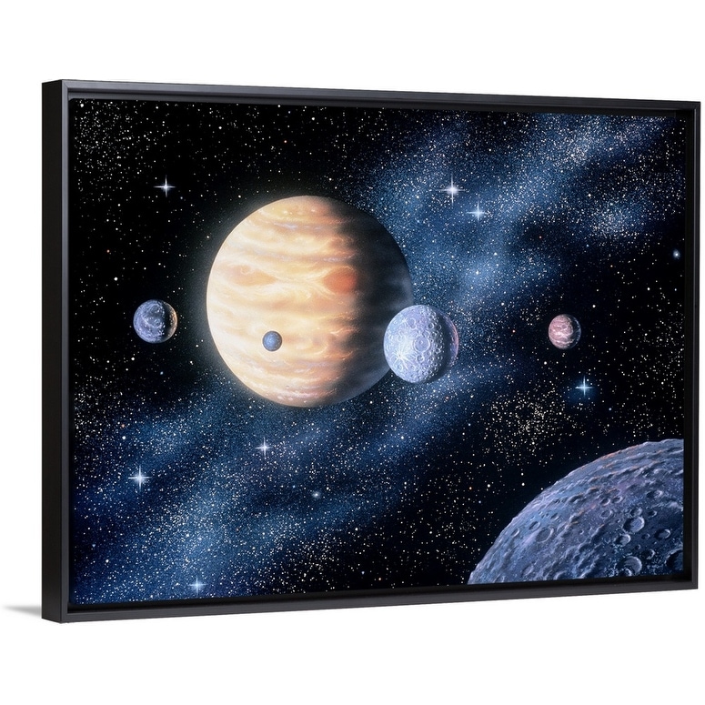 Shop Digital Concept Painting Of The Planets In Our Solar System