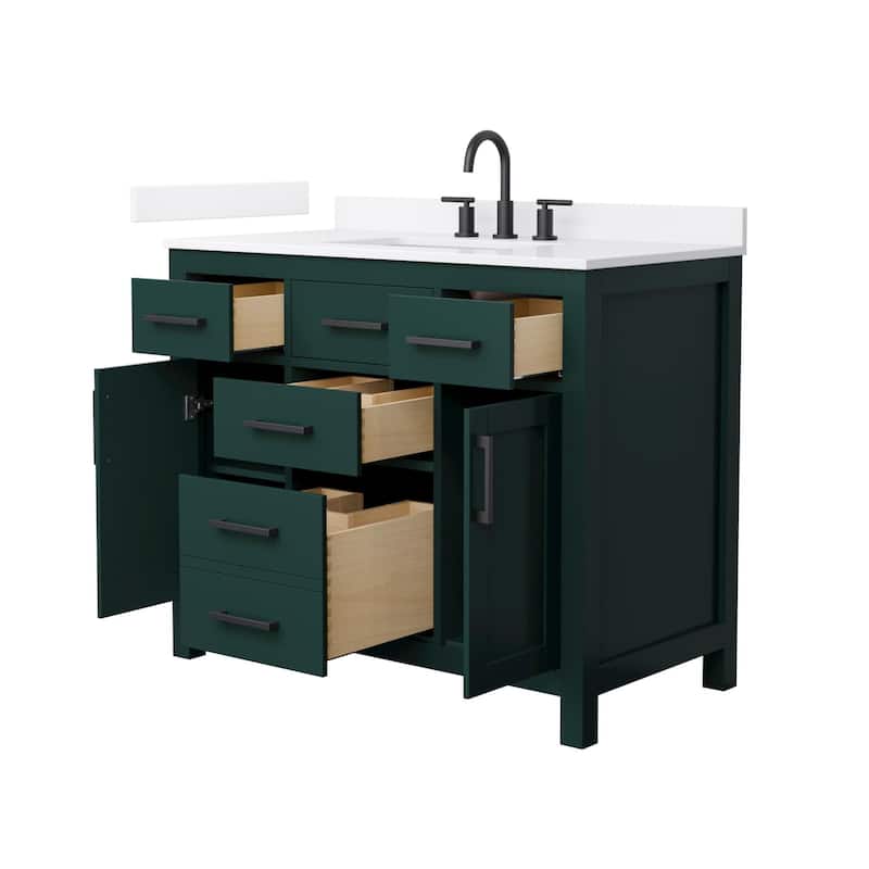 Wyndham Collection WCG2424-42S-QTZ-US3MXX Beckett 42" Free Standing