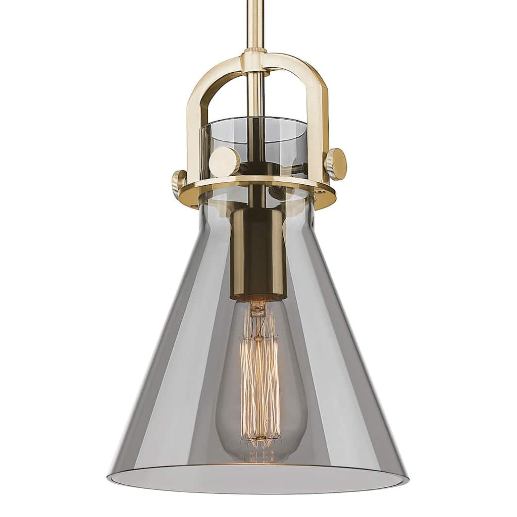 Innovations Lighting 410-1SS-G411-8SM Newton Cone 8" Wide Mini Pendant