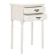 preview thumbnail 12 of 11, SAFAVIEH Manchester Light Grey Accent Table - 18.1" x 15" x 30.1"