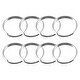 10 Pcs Premium Quality Key Rings With Open Jump Rings Flat Split Heavy Duty Strong Keyrings For Jewelry Diy Rings For Crafts Bulk Metal Key Chain Ring Base For Diy Keychain Making I466119761