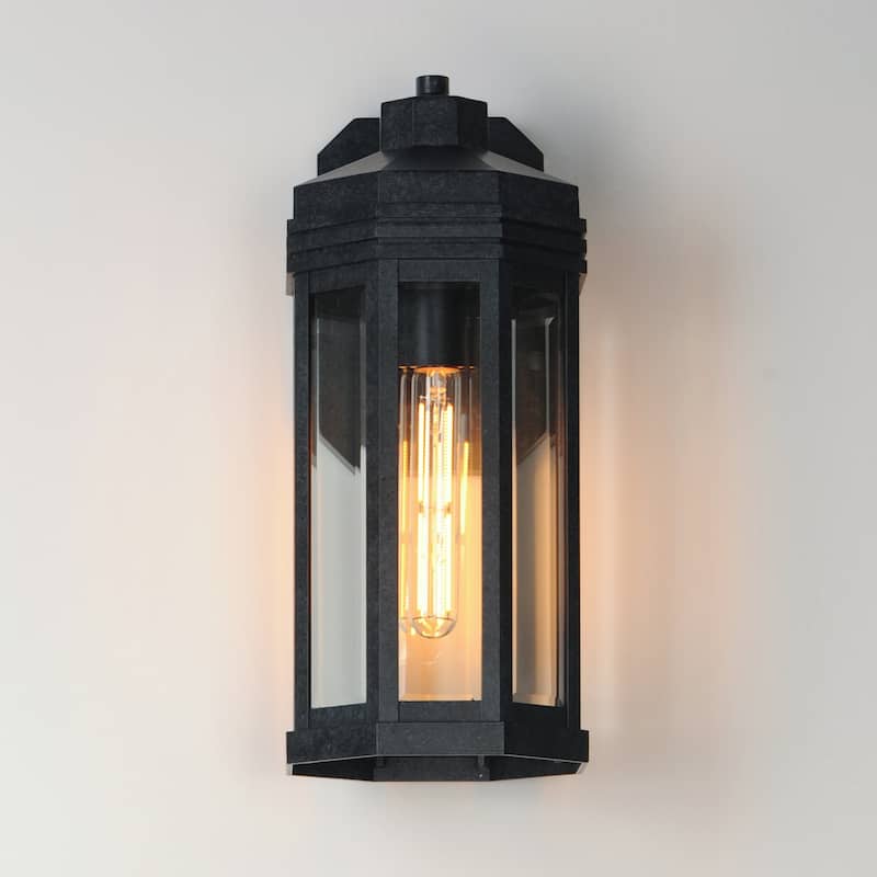 Maxim 30222CL Wright 17" Tall 1 Light Outdoor Wall Sconce