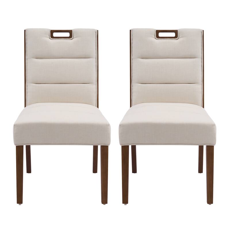 Christopher Knight Home - Modern Wooden Upholstered Dining Chair Set