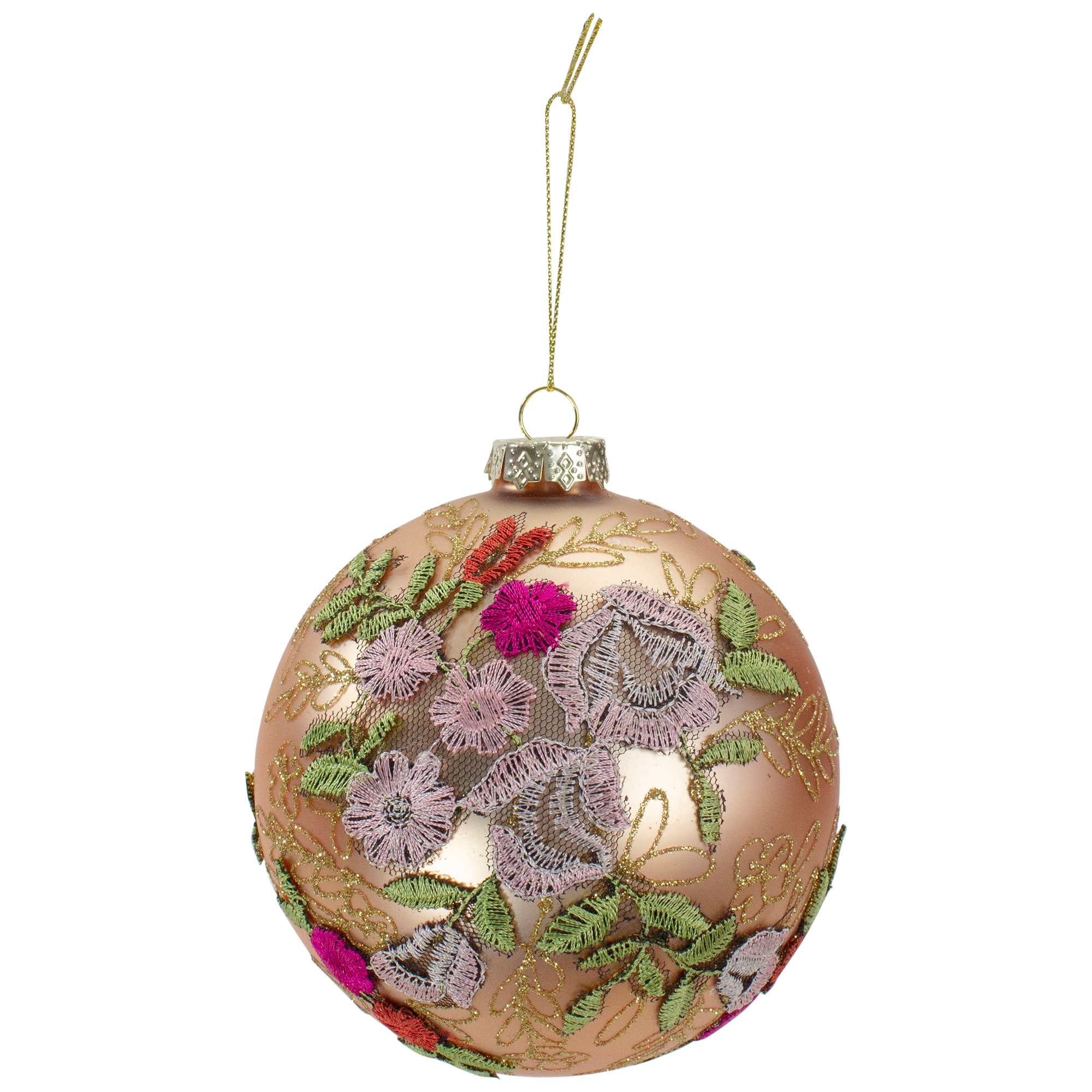 Pink glass ball christmas ornaments sale