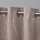 preview thumbnail 48 of 55, ATI Home Forest Hill Woven Room Darkening Blackout Grommet Top Curtain Panel Pair