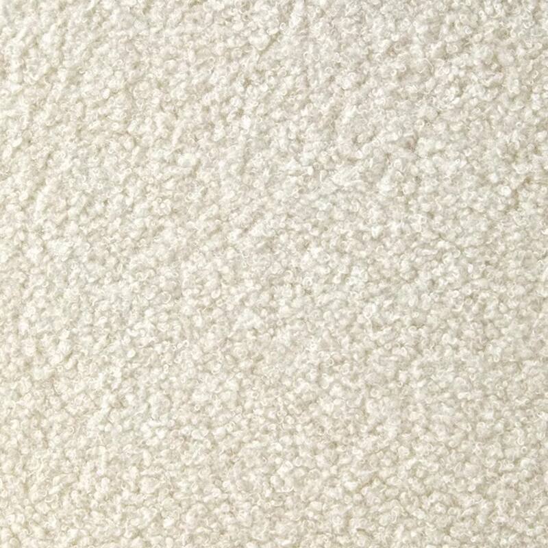 Set of 2 Sherpa Upholstered Dining Chairs & Vanity Chair