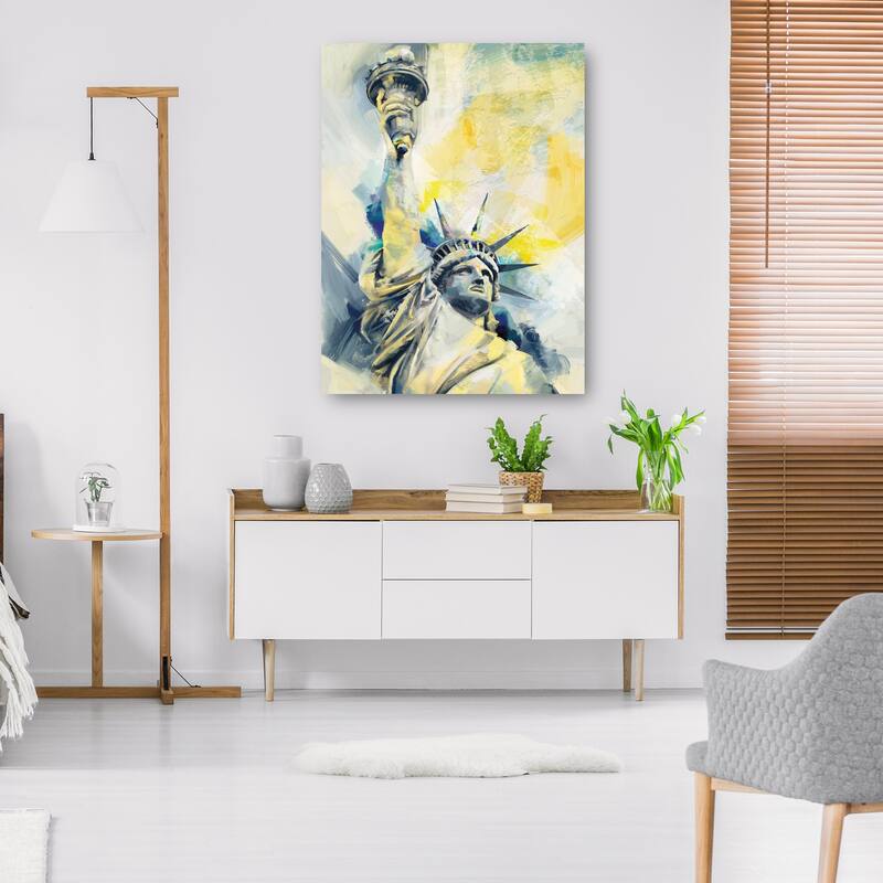 Lady Liberty By Studio Arts Canvas Art Print