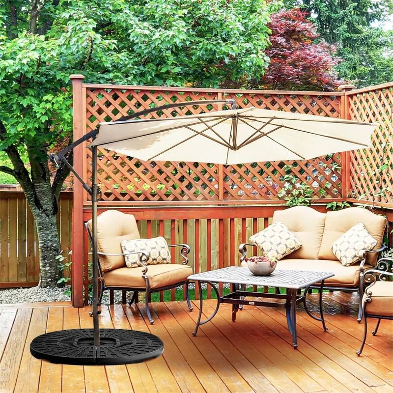 Clihome 4 Plate Patio Umbrella Base Stand