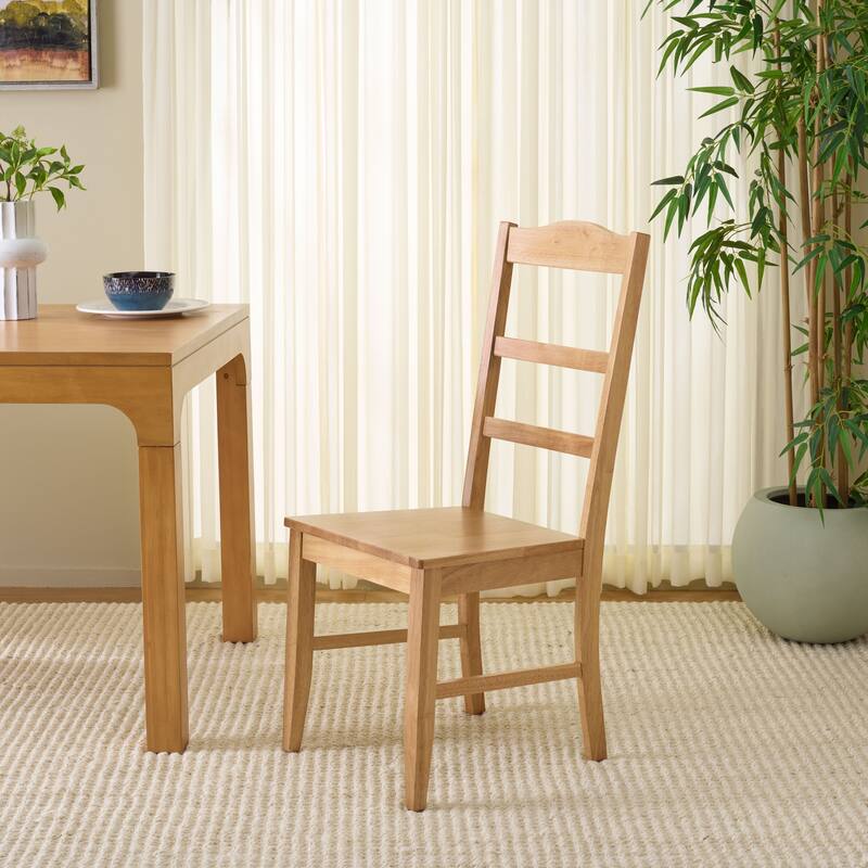 SAFAVIEH HOME Svetlana Ladder Back Side Chair - 18"W x 21"D x 40"H