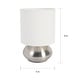 preview thumbnail 4 of 8, Porch & Den Roseman Mini Lamp with Touch Base and Fabric Shade (Set of 2)