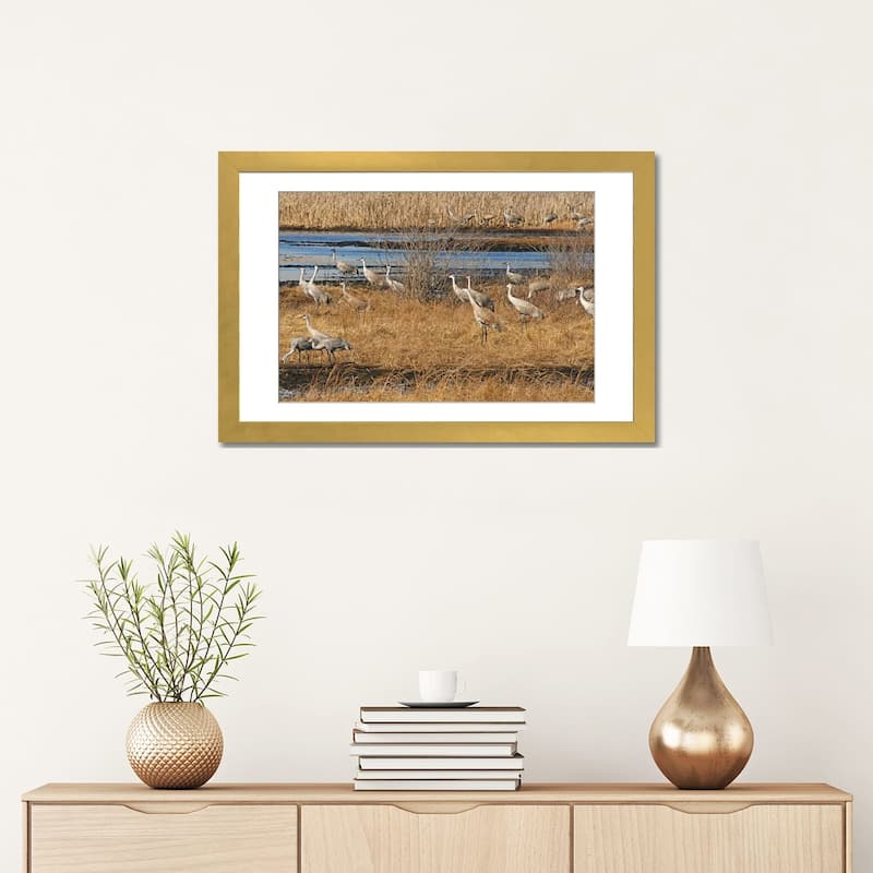 iCanvas "Sandhill Crane Migration" by Brian Wolf PFA