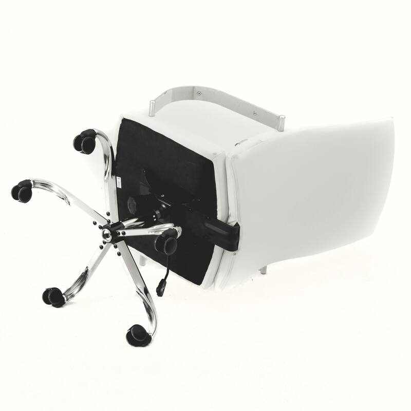 Sonora Ergonomic High Back Leather Office Chair with Lumbar Support, Adjustable Height, Tilt Lock, Chrome Frame & Swivel Casters