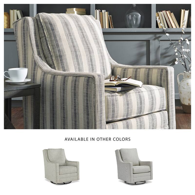 Kambria Contemporary Swivel Glider Accent Chair