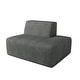 preview thumbnail 58 of 62, Modern No Assembly Required Sectional Chaise Lounge Side Sofa