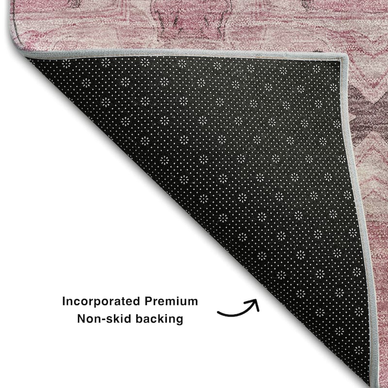 Premium Washable Super Soft Boho Medallions Mayfield Rug