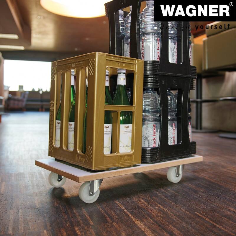 Wagner Moving Dolly with Weather-Resistant Coating, 23" x 12", Supports up to 440 lbs - 22.6x11.8x3.9
